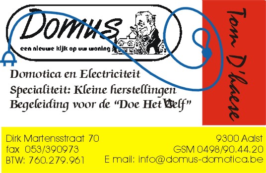 elektriciens Roosdaal Domus
