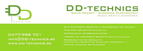 elektriciens Brugge | DD - technics Elektriciteit & Inbraakbeveiliging