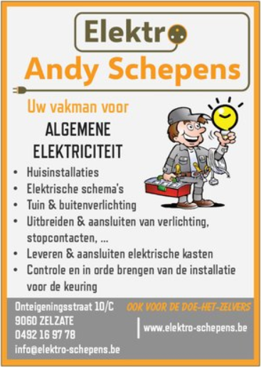 elektriciens Zelzate | Elektro Andy Schepens